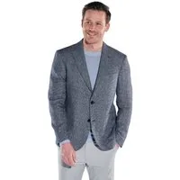 ENGBERS GERMANY Sakko Herren Sakko Sportiv aus italienischem Leinen-Mix, Marineblau