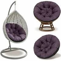 Amazinggirl Sitzkissen Papasansessel Kissen Hängesessel 100cm - Polster für Korbsessel