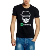 coole-fun-t-shirts Print-Shirt T-Shirt Heisenberg Head Logo T-Shirt, Schwarz S - 5XL
