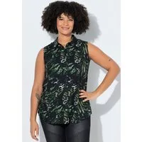Angel of Style Spitzenbluse Bluse ärmellose A-Linie Animalmuster