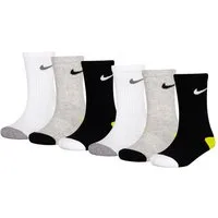 Nike Sportswear Socken NHN 6PK NIKE SMILEY CREW (6-Paar) Sechs Paar, Kindersocken, mit lächelnden Gesichtern an den Fersen