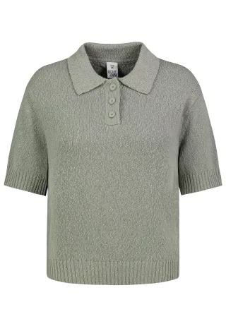 Authentic Style - RE9CIFN0cmlja3B1bGxvdmVy faded green - Gr. - L