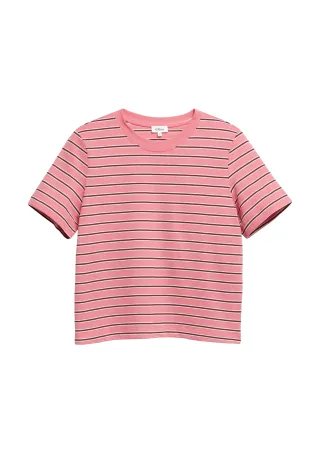s.Oliver - T-Shirt pink/mehrfarbig - Gr. - 34