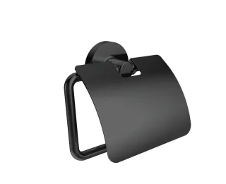 emco round Papierhalter mit Deckel, schwarz, 430013301 430013301