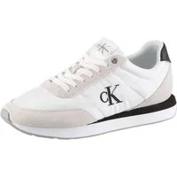 Calvin Klein RETRO RUNNER ESS MIX MAT Keilsneaker Schnürschuh, Halbschuh, Freizeitschuh mit leichter Laufsohle