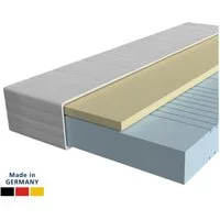 Visco-Matratze 7-Zonen Viscoschaum-Matratze, Memory Foam Matratze, AM Qualitätsmatratzen, 20 cm hoch, 80x200 cm