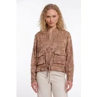 Rino & Pelle Blouson PRIORI mit Häkeldetails und Reißverschluss