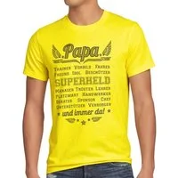 style3 T-Shirt Papa Vorbild Superheld und immer da! Vater Vatertag Spruch Fun