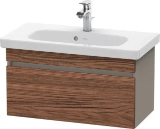Duravit DuraStyle Waschtischunterbau wandhängend Nussbaum dunkel & Basalt Matt 730x368x398 mm - DS63 DS639902143