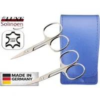 EloModa Nagelschere 2x Solingen Nagelschere gehärteter Stahl – Extra scharf mit gebogener, (2-tlg), Nagelscheren Set Solingen 2-teilig – Fingernagelschere