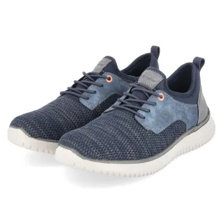 Rieker Slipper  Blau - Gr. 41 -  Textil