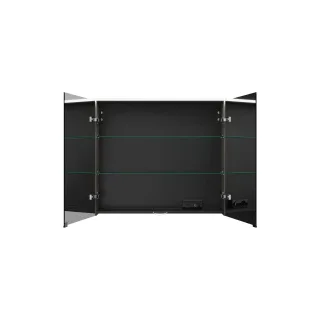 Burgbad Spiegelschrank Eqio 800x900x170 Grau Hochglanz, SPGT090F2010 SPGT090F2010