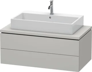 Duravit L-Cube Konsolenwaschtischunterbau wandhängend Betongrau Matt 1020x547x400 mm - LC581900707 LC581900707
