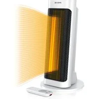 Brandson Keramikheizlüfter Heizlüfter mit Fernbedienung, energiesparend & leise, mit Thermostat, 2000 W, einstellbare Temperatur, Timer, Badezimmer Heizung, Preisträger 2025