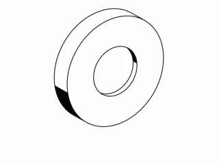 Schell Rosette f. WC-Spülarmatur BASIC/SILENT ECO chrom 625060699