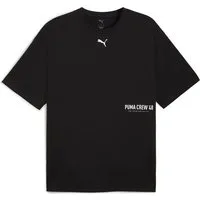 PUMA Trainingsshirt M GRAPHIC OVERSIZE TEE Kurzarm-Design, sportlicher Stil, atmungsaktiv, schnell trocknend