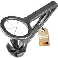 WESTMARK Eierschneider Columbus Black Edition – für gleichmäßige Spalten – Extra-Scharfe