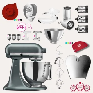 KitchenAid Artisan 4,8 Liter KSM175 Spar-Set mit Gemüseschneider &...