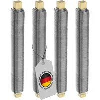 ECENCE Bindedraht Blumendraht verzinkt Wickeldraht 4x35m Basteldraht