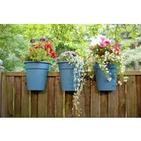 KHW Balkonkasten Flowerclip (Set, 3 St), ØxH: 27x27,5 cm