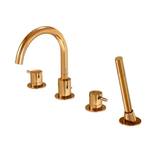 Steinberg Serie 100 4-Loch Wannenarmatur, rose gold, 1002400RG 1002400RG