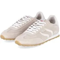 Tamaris Tamaris Sneaker Low 1-23614-46-375 Damen Rauleder beige Schnürschuh