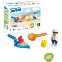 Playmobil® Sandform-Set Sand-Bäckerei (72005), Junior Sand, (7-tlg), Made in Europe