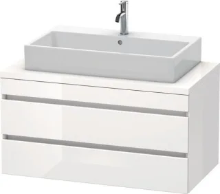 Duravit DuraStyle Konsolenwaschtischunterbau wandhängend Weiß Hochglanz 1000x548x512 mm - DS53190222 DS531902222