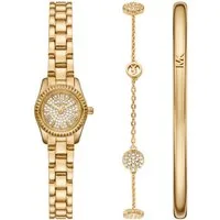 MICHAEL KORS Quarzuhr MK4944SET MK4944SET, Michael Kors MK4944SET LEXINGTON Uhr Damenuhr Edelstahl gold