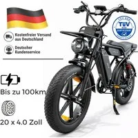 PIXAR E-Bike Mountainbike Elektrofahrrad 48V 35Ah Akku (100km), 250W Heckmotor, Shimano 7-Gang, 7 Gang, Kettenschaltung, Heckmotor, 1680 Wh, (Packung)