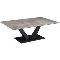 Stolkom Sp.z.o.o. Couchtisch Gisele, 120 cm breit mit Keramikoberfläche