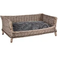 UNUS ANIMALS Tierkorb Haustierkorb eckig mit Kissen, Hundebett, Hunde-Couch, Haustierbett, Körbchen, Katzenkorb, Katzenbett