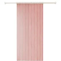 Minicloss Duschvorhang Wasserdichter Magnet-Falt-Duschvorhang, Verdickter Leinenoptik-Vorhang Breite 100 cm (1-tlg), Ideal für Badezimmer, Türrahmen, Schlafzimmer und als Raumteiler