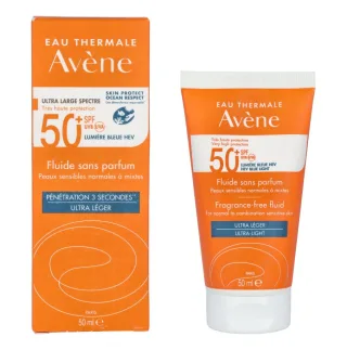 Avene High Protection Unscented Fluid SPF50+50 ml.