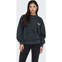 ONLY Sweatshirt ONLLUCINDA L/S WILD O-NECK BOX SWT