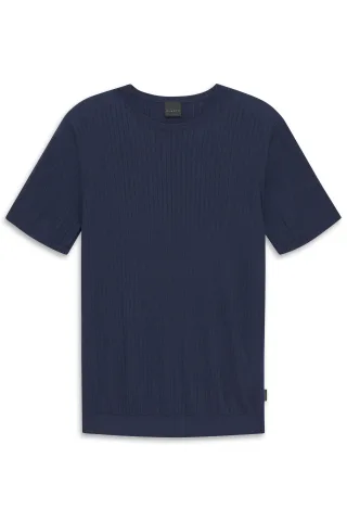 bugatti - Herren T-Shirt 1/2 Arm marine - Gr. - XL