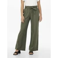 JDY Culotte JDYSAY MW LINEN BELT PANT WVN NOOS Sommerhose mit Leinen
