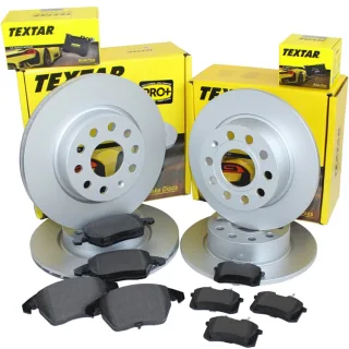4 Textar Bremsscheiben + Bremsbel?ge vorne hinten Toyota Prius 1,5 ab 12/2005
