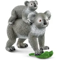 Schleich® Spielfigur schleich Wild Life Koala Mutter mit Baby