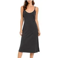 Vishes Maxikleid Langes Trägerkleid Damen Spaghettiträger Jersey Baumwolle Alternative Mode, Boho, Hippie, Ethno, Festival