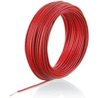 Märklin Modelleisenbahn-Stecker Märklin H0 7105 Kabelrolle Litze rot 10 m 0,19 mm² für Modelleise...