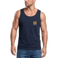 Neverless Tanktop Herren Tank-Top Naturmotiv Brustlogo Sonne Aufdruck Streetstyle mit Print