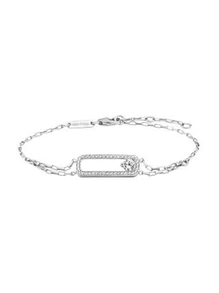 Julie Julsen Armband 925 Silber rhodiniert Zirkonia weiß
