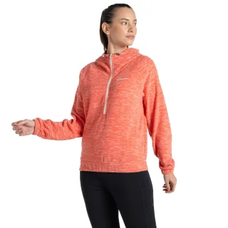 Craghoppers - "Esk" Fleece-Oberteil mit halbem Reißverschluss für Damen (Dunkle Koralle)