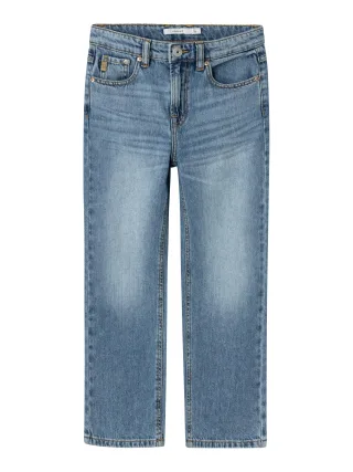 NAME IT - NKMRYAN STRAIGHT JEANS 3418-BE NOOS Medium Blue Denim - Gr. - 140