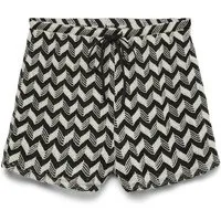 Vero Moda Shorts VMTIKKA HW SHORTS JRS, Black/Birch blend