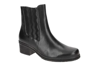 Gabor 94.663 Damen Stiefeletten - elegante Stiefelette - Schwarz
