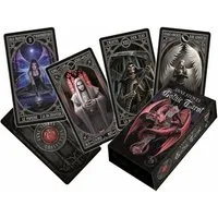 Nemesis Now Dekofigur Anne Stokes Tarot Karten mit Gothic Motiv