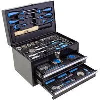 Karcher Werkzeugset 117-teilig, (117-tlg), Chrom Vanadium & Karbonstahl, in Metallbox