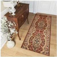 Tapiso Läufer ATLAS, rechteckig, Höhe: 8 mm, Meterware Flur Kurzflor Küche Wohnzimmer Schlafzimmer